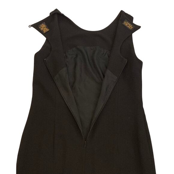 Liz Claiborne Night Womens Long Black Beaded Evening Gown Size 10-? Labeled 14 - Picture 15 of 16